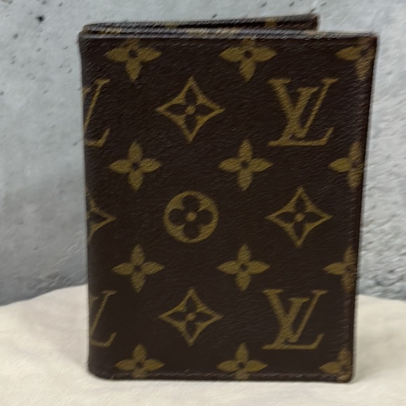 Louis Vuitton monogram billfold wallet 1980s rare - Picture 2 of 11